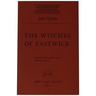 Item No: #361245 The Witches of Eastwick [Uncorrected Proof]. John Updike