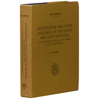 Item No: #361262 Austronesian and Other Languages of the Pacific and South-East...