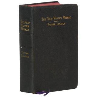 Item No: #361575 The New Roman Missal in Latin and English. Father F. X. Lasance
