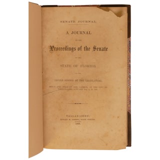 A Journal of the Proceedings of the Senate of the State of Florida at the Second Session of the Legislature