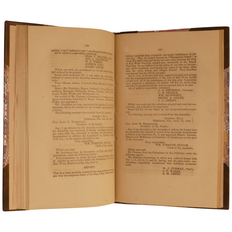 A Journal of the Proceedings of the Senate of the State of Florida at the Second Session of the Legislature