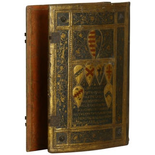 Forged 15th Century Binding in the style of the record books of the Chamberlain of the Office of Biccherna of Sienna, Italy