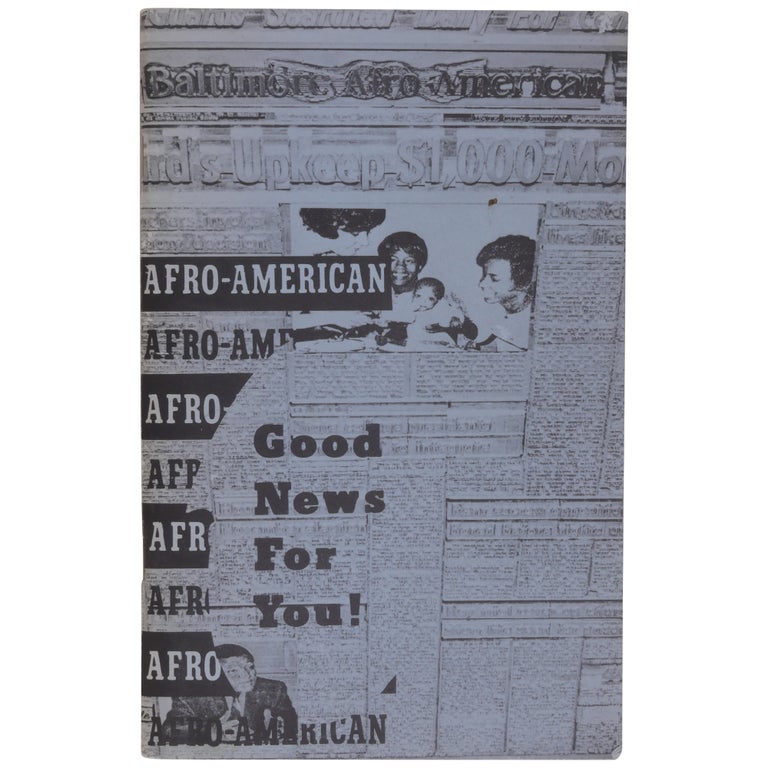 Item No: #361630 Afro-American: Good News for You [cover title] / The Afro-American Newspapers