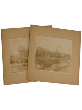 Item No: #361636 Rolph's Shipyard Near Eureka Cal. [Two Original Photos