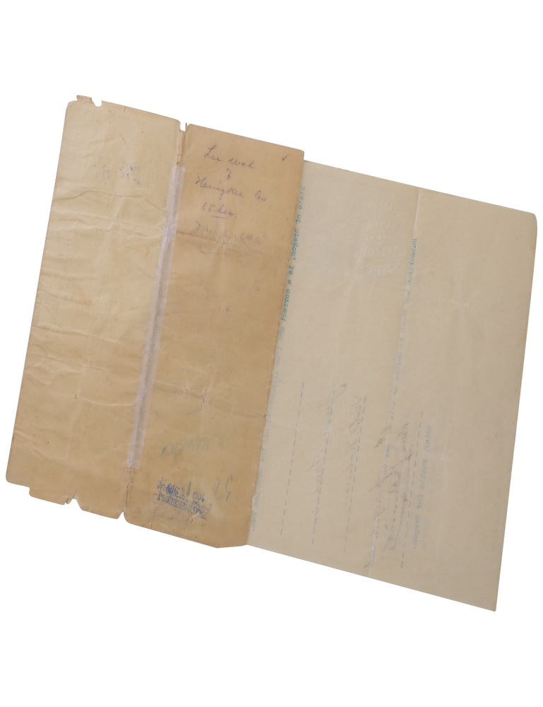 Chinese Merchant Return Certificate from Portland, Oregon, 1896