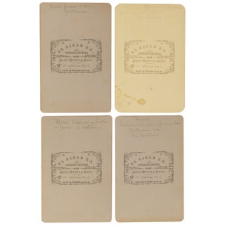 4 Cabinet Cards of Indigneous People