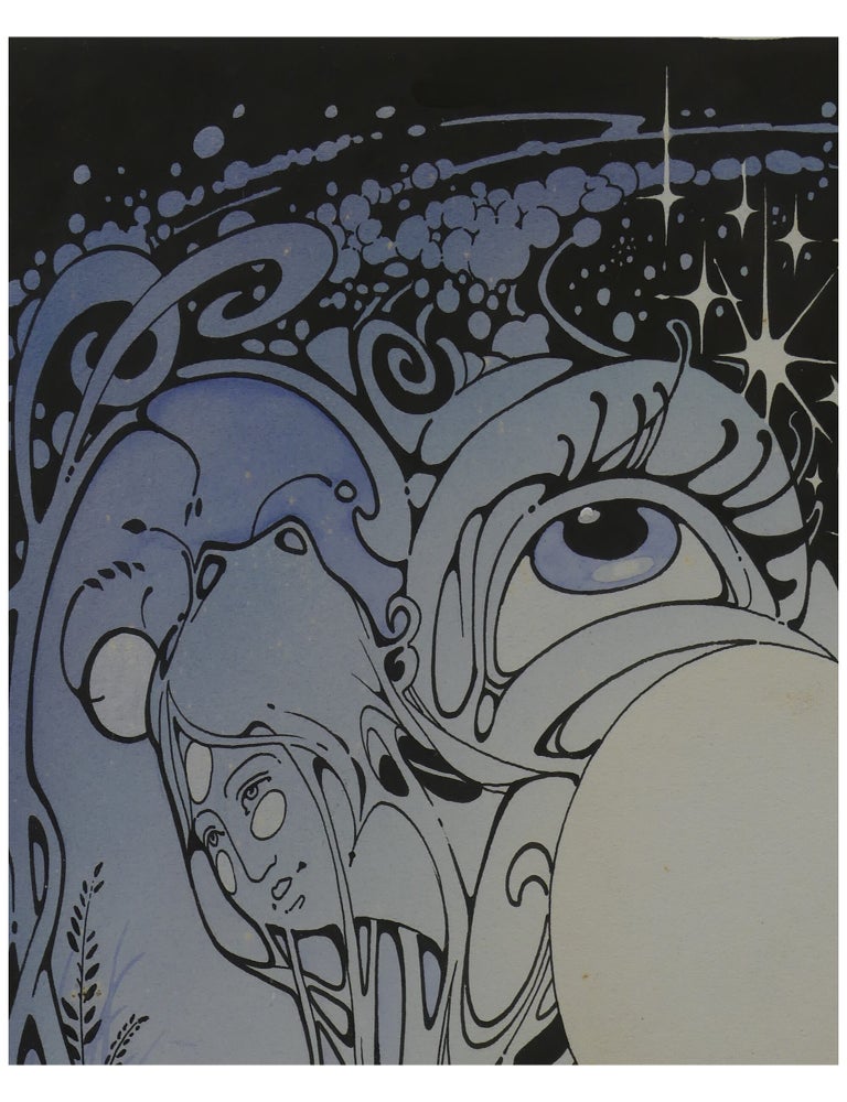 Surfer Magazine Jantzen Back Cover Ad Painting, September 1972