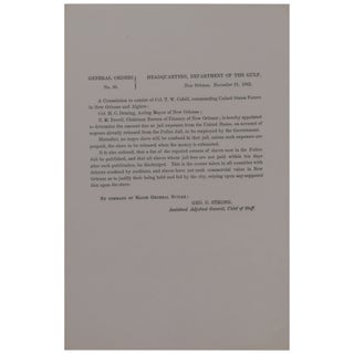 Item No: #361691 General Orders No. 99 [Regulations for Enslaved People in the...
