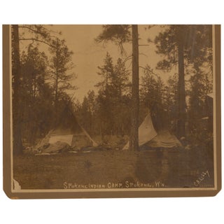 Spokane Indian Camp, Spokane, W'n. [Photograph]