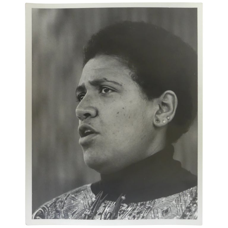 Item No: #361790 [Candid Photograph, Signed]. Audre Lorde.