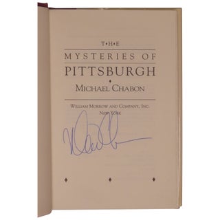 Item No: #361910 The Mysteries of Pittsburgh. Michael Chabon