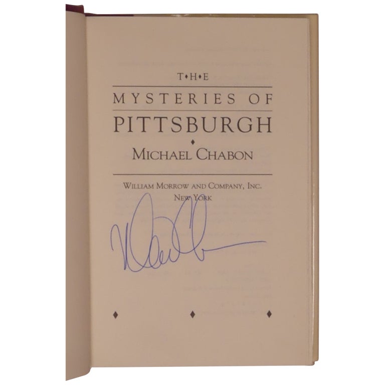 Item No: #361910 The Mysteries of Pittsburgh. Michael Chabon.