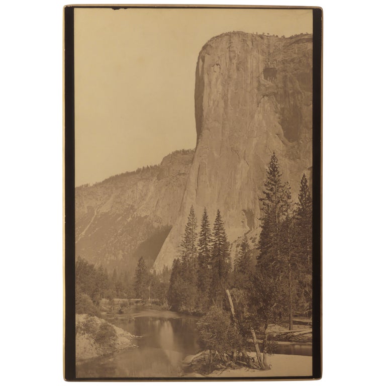 Item No: #361979 El Capitan, Yosemite [Imperial Plate]. Carleton Watkins.
