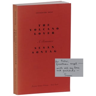 Item No: #362014 The Volcano Lover: A Romance [Uncorrected Proof]. Susan Sontag