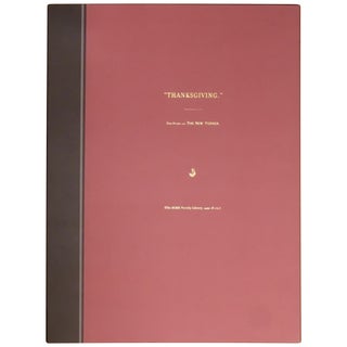 Item No: #362019 Thanksgiving: Five Prints from the New Yorker [Signed, Numbered...
