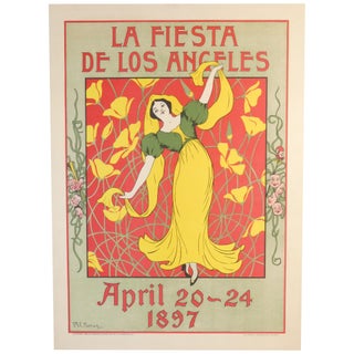 Item No: #362103 Fiesta de Los Angeles Poster. M. E. Curran, Mary Eleanor