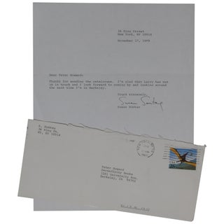 Item No: #362197 Typed Letter, Signed (TLS). Susan Sontag