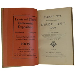 Albany City and Linn County Directory 1905 (No. 1)