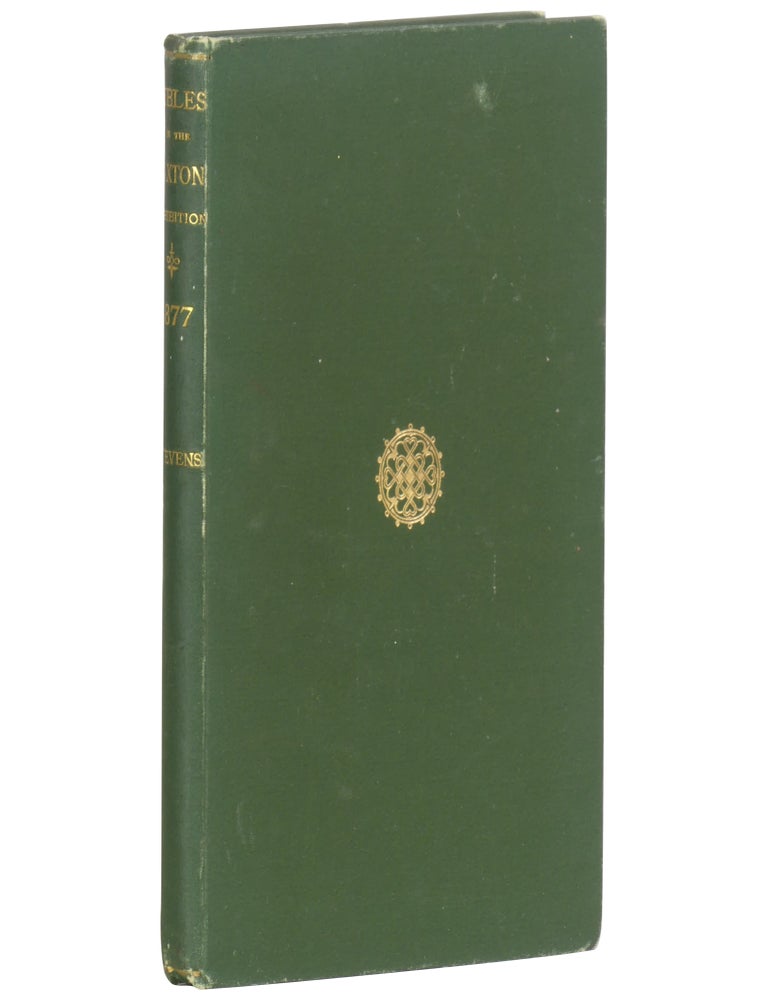 The Bibles in the Caxton Exhibition, MDCCCLXXVII, or, A bibliographical description of nearly one thousand representative Bibles in various languages, chronologically arranged from the first Bible printed by Gutenberg in 1450-1456 to the last Bible printed at the Oxford University Press the 30th June 1877
