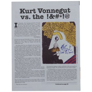 Item No: #362374 "Vonnegut vs. the !
