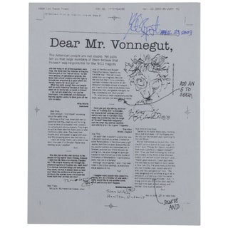 Item No: #362376 "Dear Mr. Vonnegut" from In These Times, May 26, 2003...