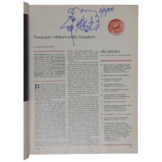 Item No: #362380 Self-Portrait Drawing on "Vonnegut's Otherworldly...