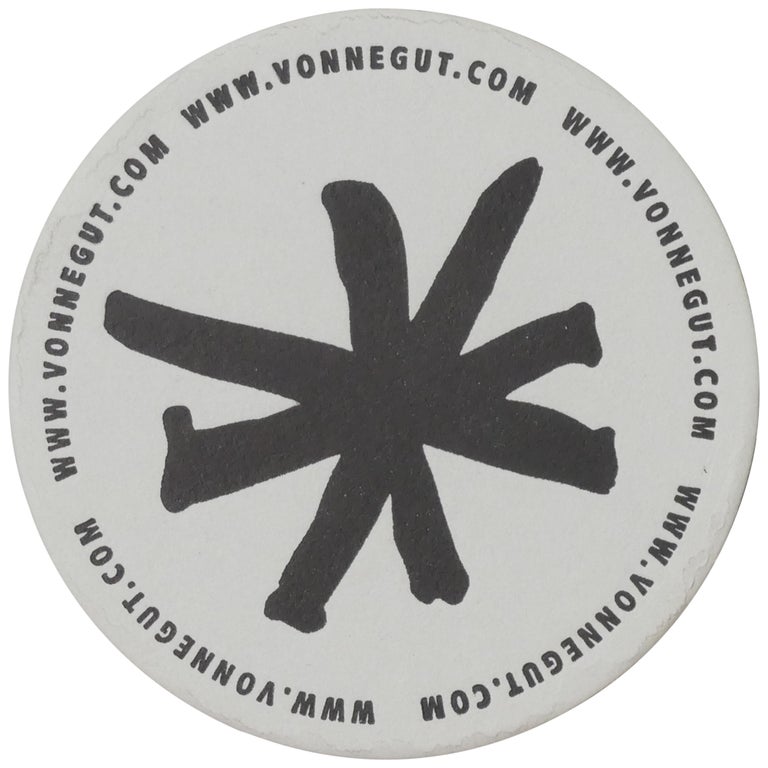 Item No: #362394 Star Coaster to Promote Vonnegut.com. Kurt Vonnegut.