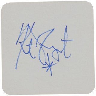 Portrait of a Ten-Eyed Kilgore Trout on a Coaster to Promote Vonnegut.com