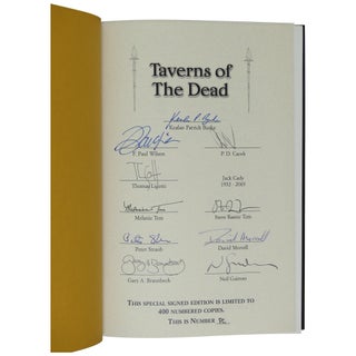 Taverns of the Dead [Signed, Numbered]