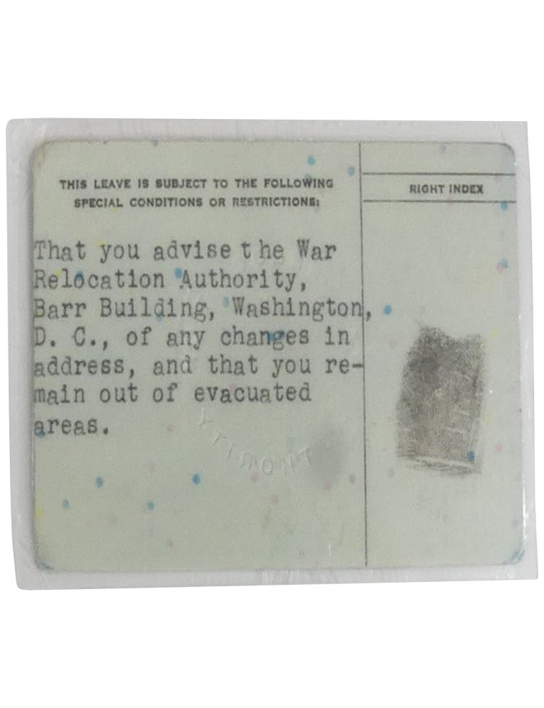 Citizen's Indefinite Leave Card