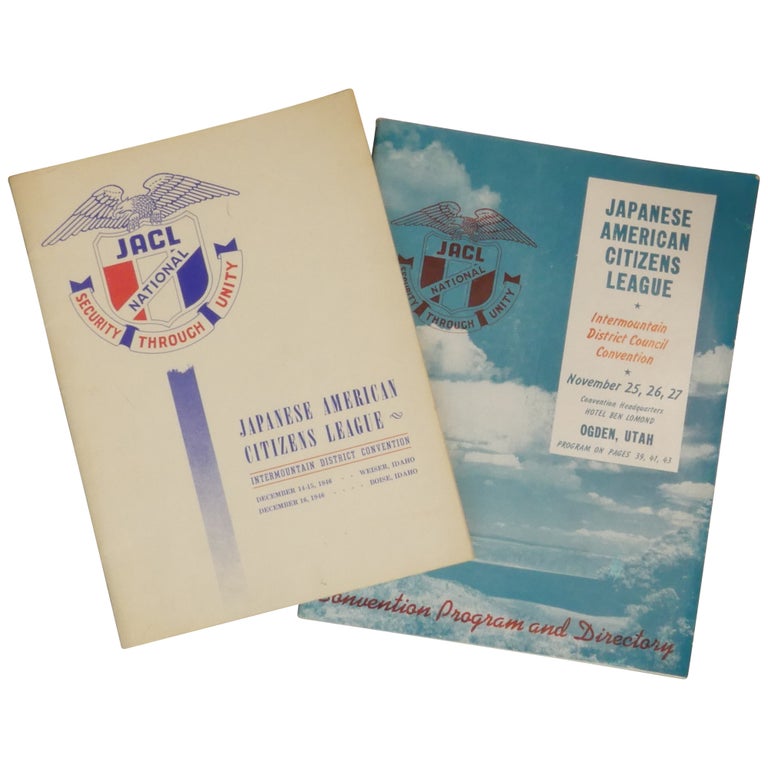 Item No: #362556 Official Souvenir Programs, Biennial Intermountain District Conventions [1946 and 1949]. Japanese American Citizens League.