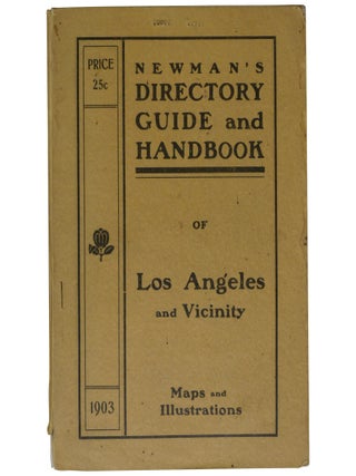 Item No: #362564 Newman's Directory and Guide of Los Angeles and Vicinity: A...