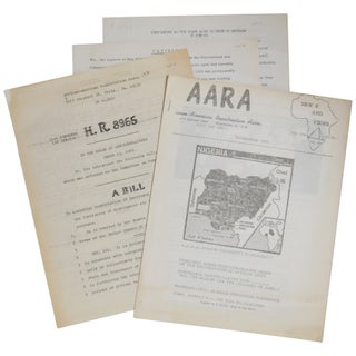 Item No: #362632 AARA News and Views, November 1972 with related ephemera....