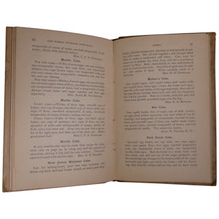 The Woman Suffrage Cook Book Conta[i]ning Thoroughly Tested and Reliable Recipes for Cooking, Directions for the Care of the Sick, and Practical Suggestions, Contributed Especially for this Work