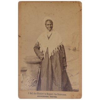 Item No: #362740 Cabinet Card Portrait of Sojourner Truth. Sojourner Truth,...
