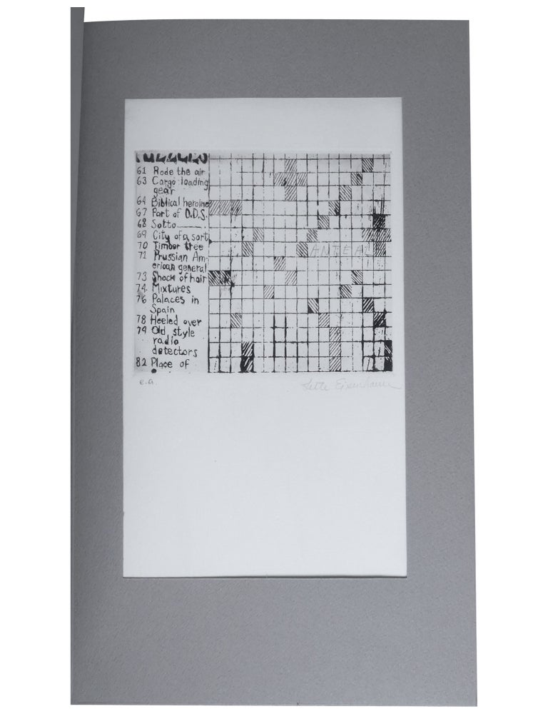 International Anthology of Contemporary Engraving. The International Avant Garde: America Discovered, Volume 5
