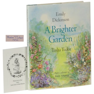 Item No: #362771 A Brighter Garden. Tasha Tudor, Emily Dickinson, poems