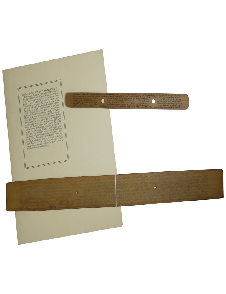 Specimens of Oriental Mss and Printing