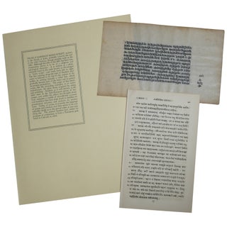 Specimens of Oriental Mss and Printing