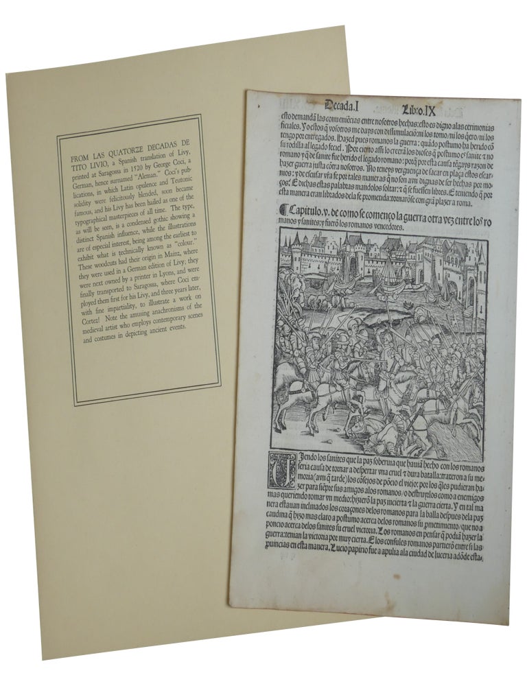 Specimens of Woodcuts and Engravings: A Portfolio of Original Leaves Taken from Rare and Notable Illustrated Books