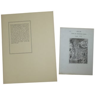 Specimens of Woodcuts and Engravings: A Portfolio of Original Leaves Taken from Rare and Notable Illustrated Books