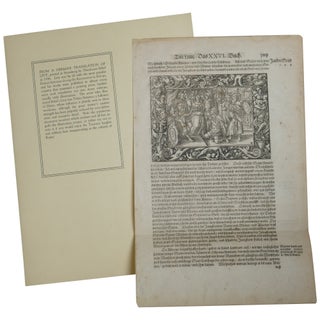 Specimens of Woodcuts and Engravings: A Portfolio of Original Leaves Taken from Rare and Notable Illustrated Books