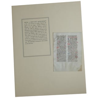 Printed Pages from European Literature