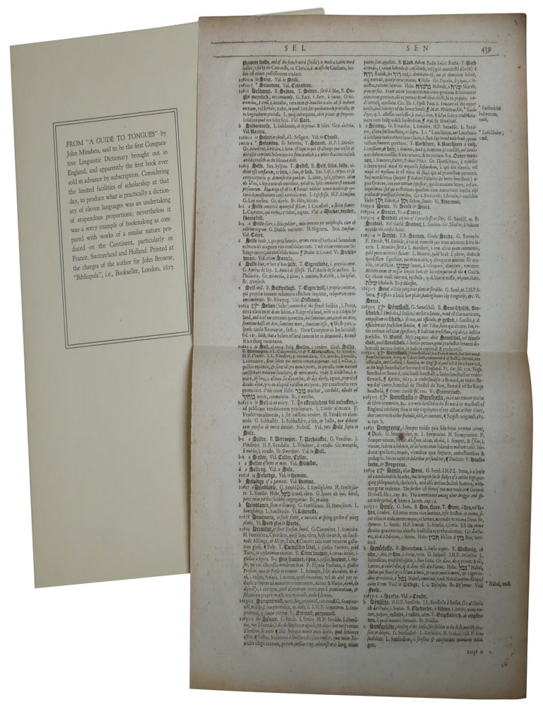 Printed Pages from English Literature