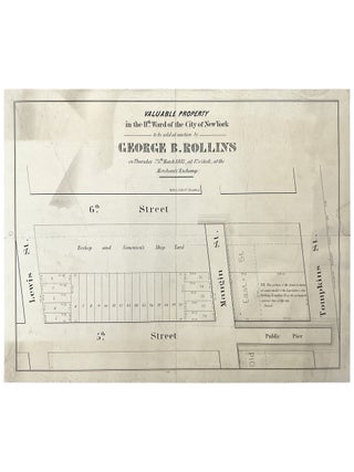Item No: #362942 Valuable Property in the 11th Ward of the City of New York to...