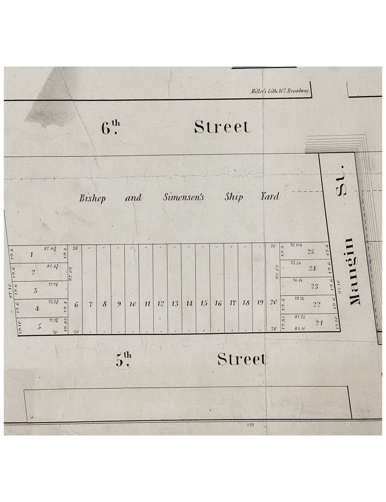 Valuable Property in the 11th Ward of the City of New York to be sold at auction by George B. Rollins on Thursday 25th March 1847