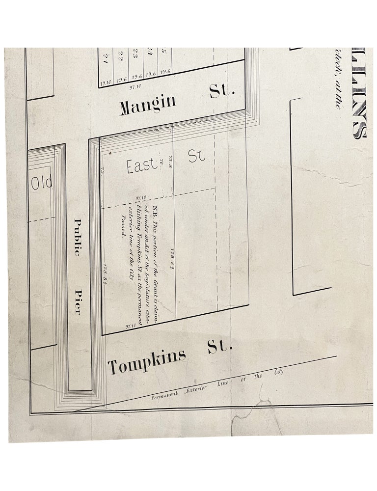 Valuable Property in the 11th Ward of the City of New York to be sold at auction by George B. Rollins on Thursday 25th March 1847