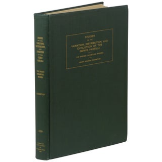 Item No: #363018 Studies on the Variation, Distribution, and Evolution of the...