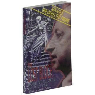 Item No: #363188 Hell on Earth: The Lost Bloch, Volume Two [ARC]. Robert Bloch
