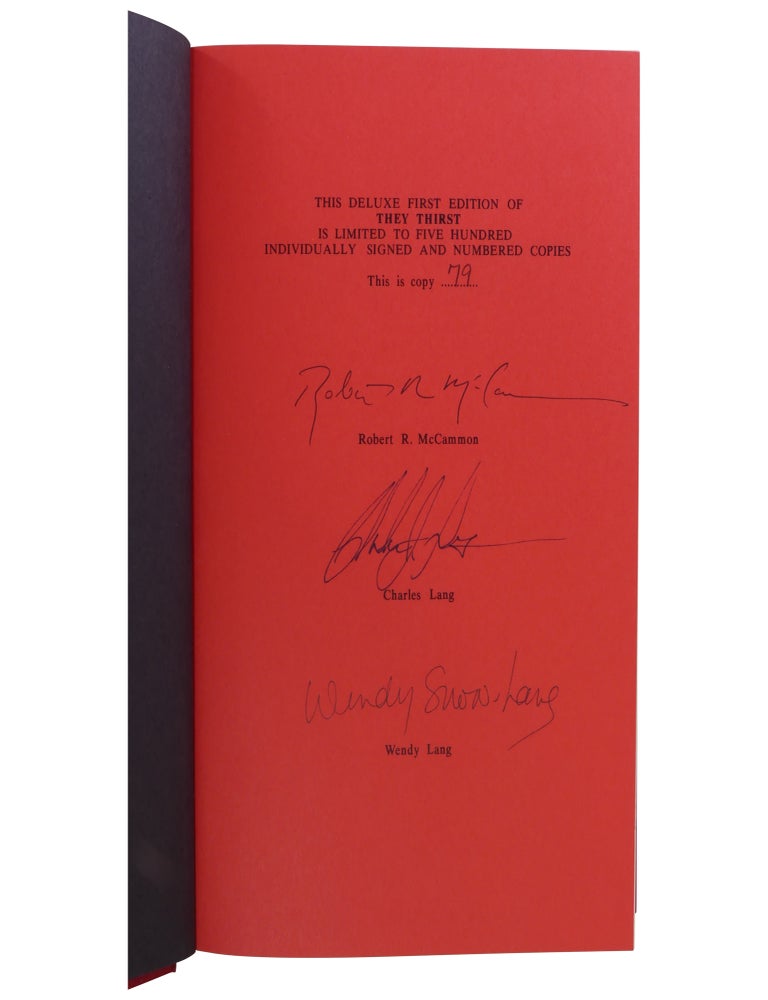 They Thirst [Signed, Numbered]